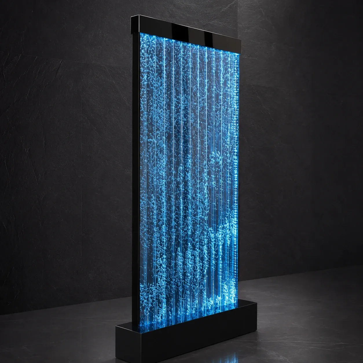 آبنمای حبابی ایستاده ویراسا با پنل شفاف و نورپردازی RGB